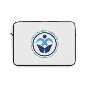 Stylish Laptop Sleeve for Educators, Teacher Gift, School Supplies, Modern Tech Case, Personalized Education Advocate