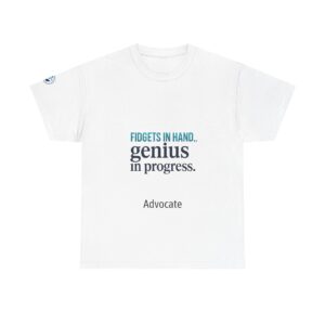 Genius in Progress Tee, Unisex Cotton Shirt for Educators, Advocacy Apparel, Gift for Teachers, Creative Classroom Wear