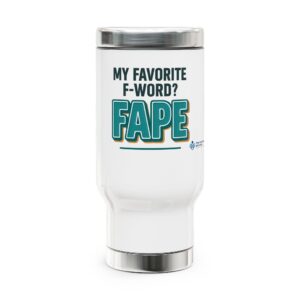 Stainless Steel Travel Mug with Handle, 14oz