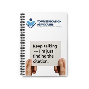 Spiral Notebook - Keep Talking and Finding Citations - Perfect for Students, Educators, Office Use, Gift for Writers, Motivational Journal