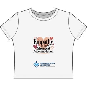 Empathy Is the Strongest Accommodation Women's Baby Tee — Special Education Advocate Shirt